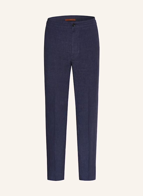 ZEGNA Linen pants extra slim fit B09 NAVY
