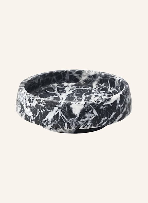 AQUANOVA Soap dish ORION BLACK/ WHITE