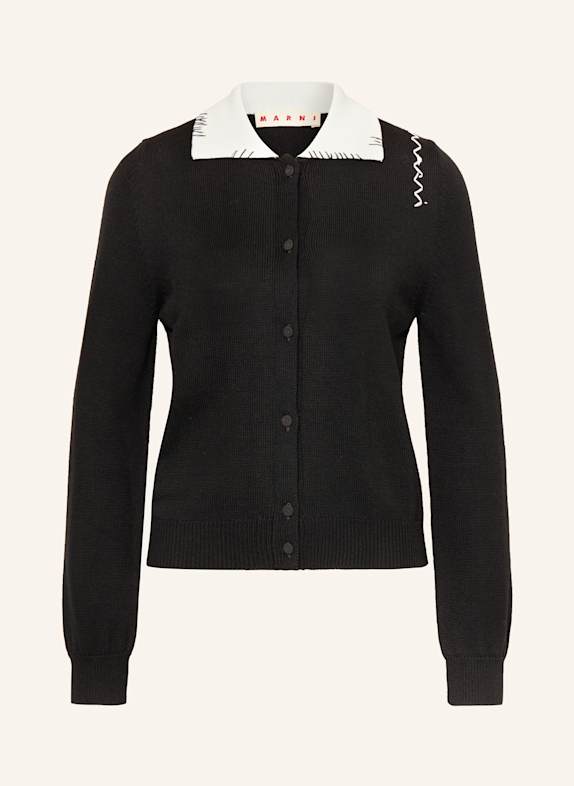 MARNI Strickjacke SCHWARZ