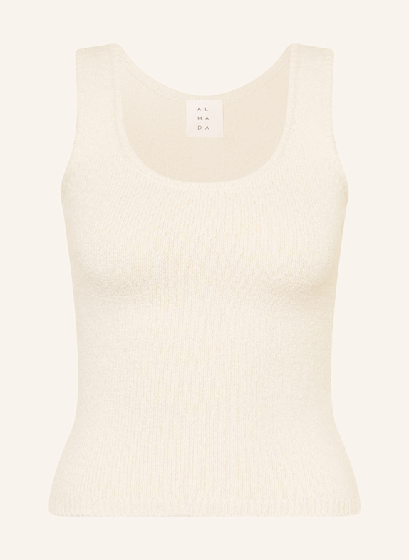 ALMADA LABEL Stricktop RIRI ECRU