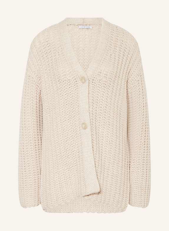 MRS & HUGS Strickjacke mit Cashmere HELLGRAU