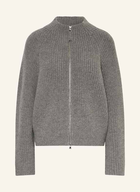 MRS & HUGS Cardigan with cashmere DARK GRAY