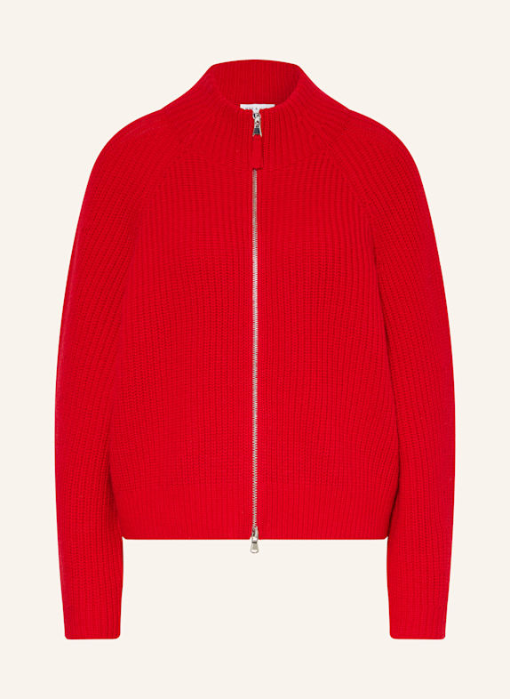 MRS & HUGS Cardigan with cashmere RED