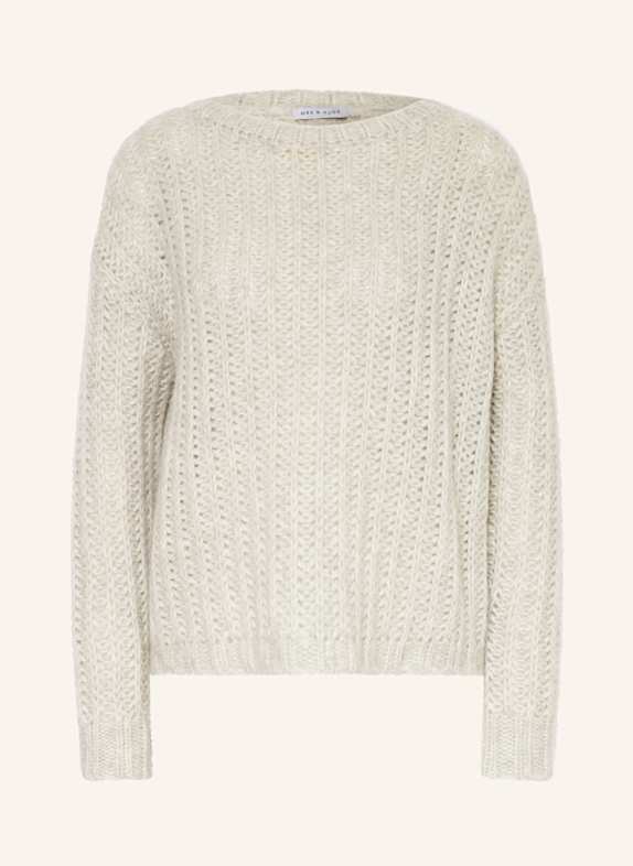 MRS & HUGS Cashmere-Pullover HELLGRAU