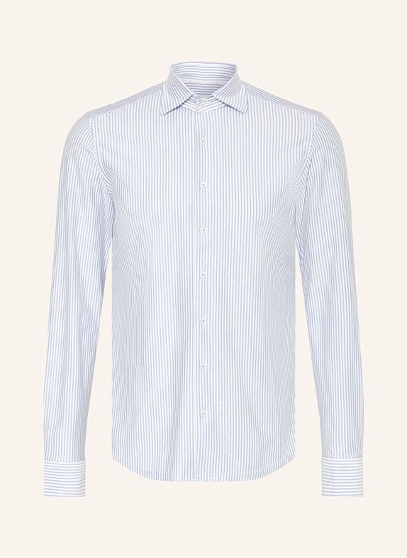 1863 by ETERNA Hemd Slim Fit HELLBLAU/ WEISS
