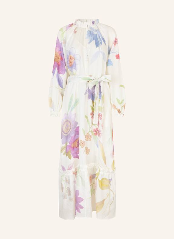 dea kudibal Kleid IDANIA mit Rüschen WEISS/ BLAU/ GRÜN