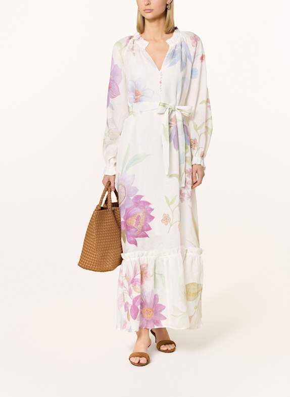 dea kudibal Kleid IDANIA mit Rüschen WEISS/ BLAU/ GRÜN