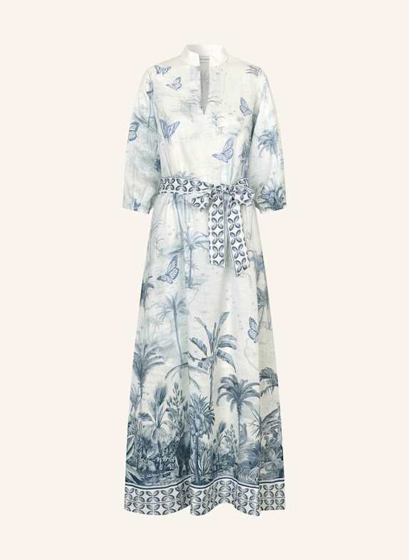 dea kudibal Leinenkleid SALMA HELLGRAU/ BLAU/ DUNKELBLAU