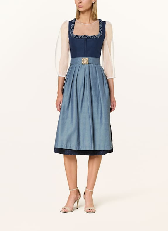 AlpenHERZ Blouse dirndl KIM BLANC / ARGENT