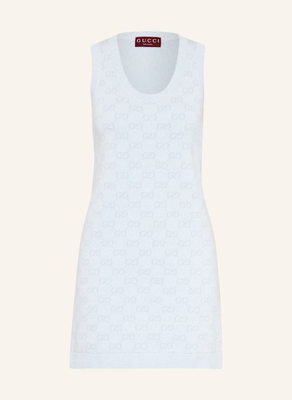 GUCCI Etuikleid 4546 LIGHT BLUE/WHITE