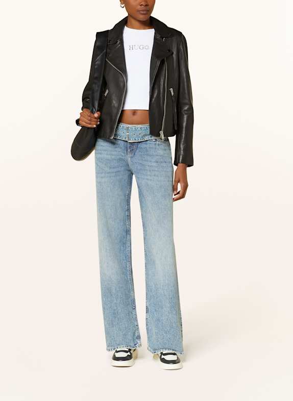 HUGO Straight Jeans GLORY 436 BRIGHT BLUE