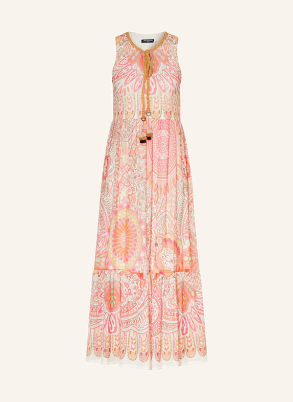 Ana Alcazar Kleid MADI mit Glitzergarn ORANGE/ CREME/ MINT