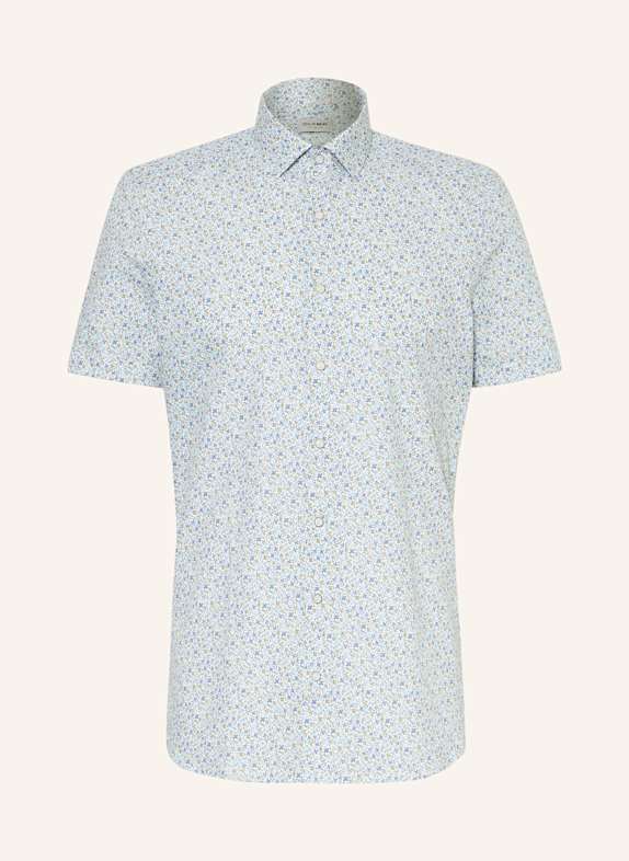 OLYMP Kurzarm-Hemd Level Five body fit BLAU/ GRÜN/ MINT