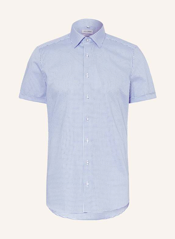 OLYMP Kurzarm-Hemd Level Five body fit WEISS/ HELLBLAU