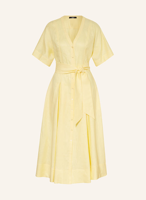 WEEKEND Max Mara Leinenkleid ASSENZI HELLGELB