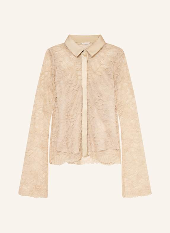 GUESS Spitzenbluse ANTOINETTE BEIGE
