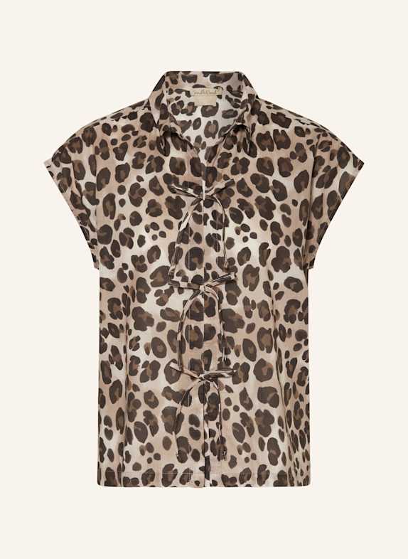Smith & Soul Bluse HELLBRAUN/ BRAUN/ DUNKELBRAUN