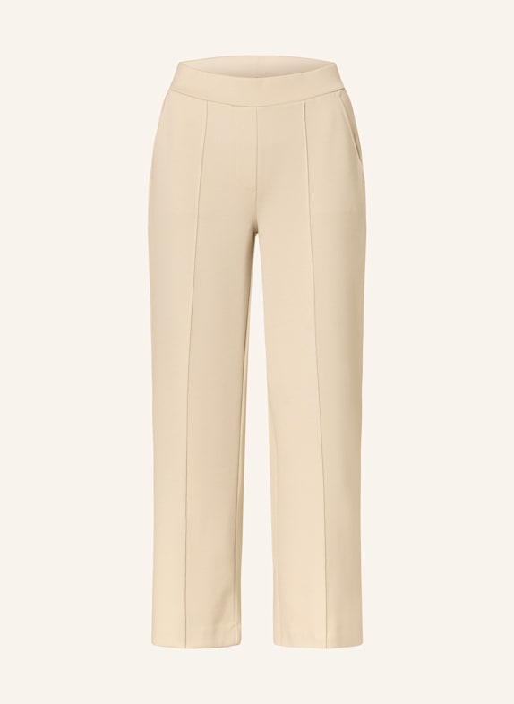 Smith & Soul Žerzejové culotte kalhoty KRÉMOVÁ