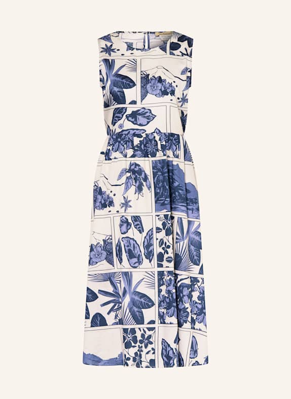 Smith & Soul Kleid mit Cut-out DUNKELBLAU/ WEISS