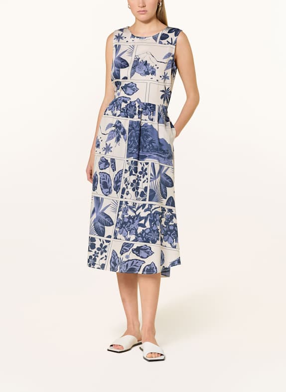 Smith & Soul Dress with cut-out DARK BLUE/ WHITE
