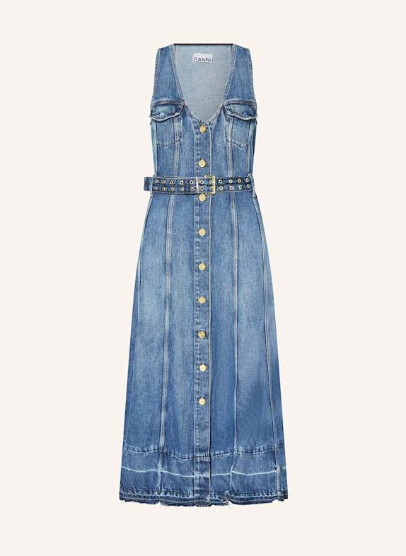 GANNI Jeanskleid BLAU