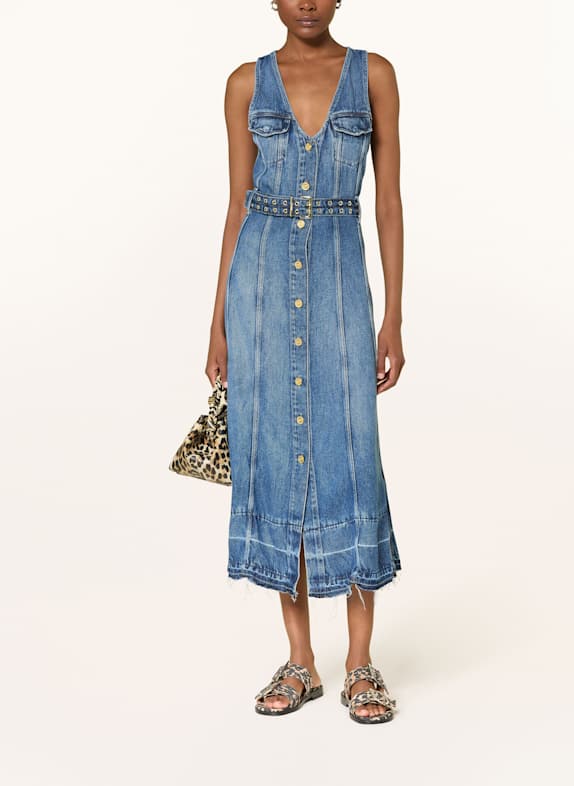 GANNI Jeanskleid BLAU