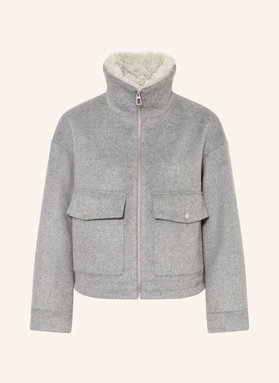 darling harbour Blouson mit Teddyfell GRAU