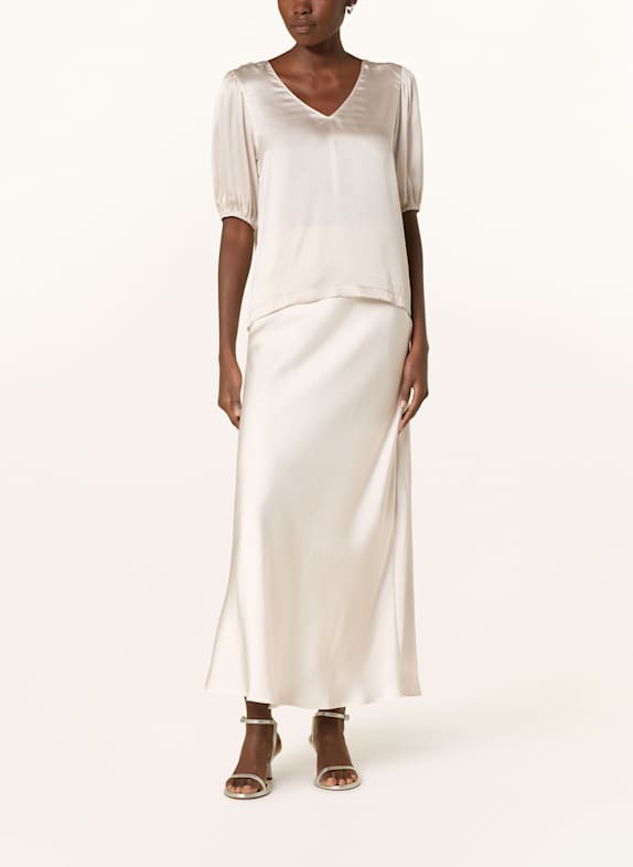 Princess GOES HOLLYWOOD Shirt blouse in silk CREAM