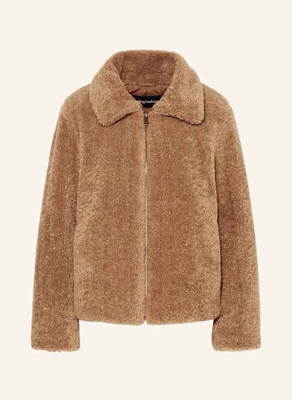 darling harbour Teddyfell-Jacke HAZELNUT