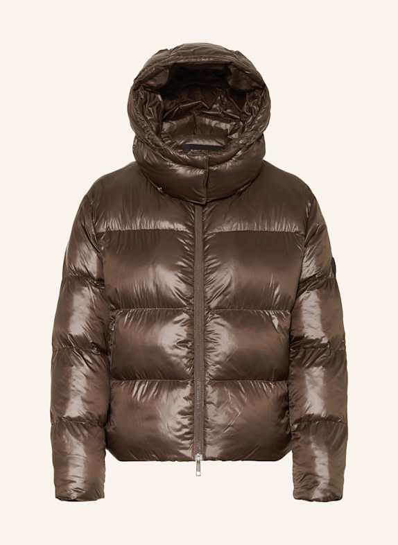 darling harbour Quilted jacket CHOCO