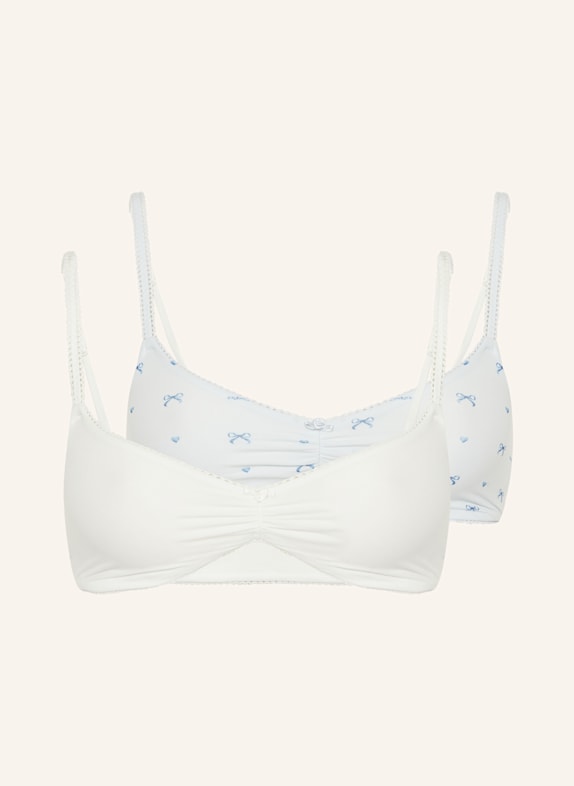SKIMS 2-pack bralettes FITS EVERBODY MARBLE AND CLOUD BOW