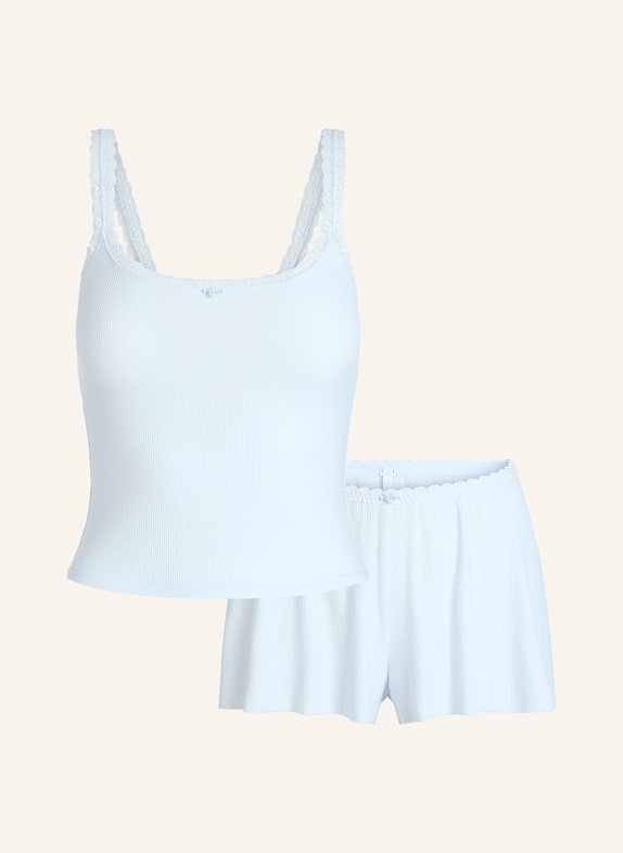 SKIMS Lounge-Set SOFT LOUNGE LACE HELLBLAU