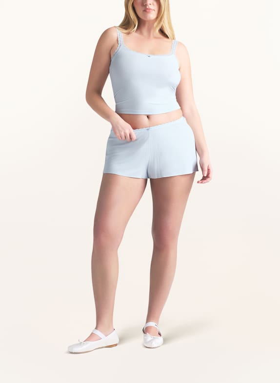 SKIMS Loungeset SOFT LOUNGE LACE LICHTBLAUW