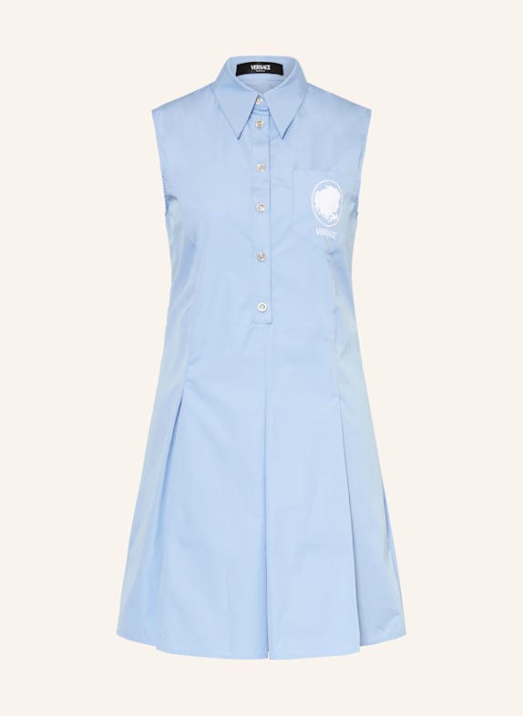 VERSACE Shirt dress LIGHT BLUE