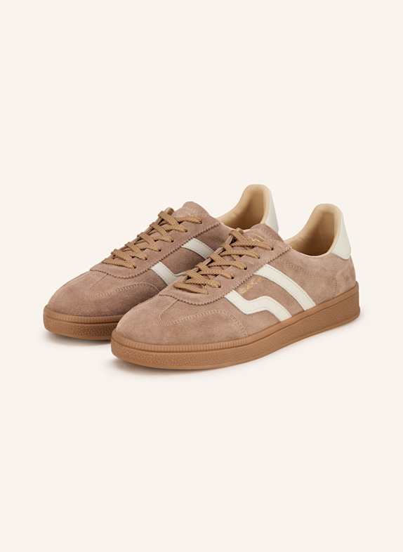 GANT Sneakersy CUZIMA ECRU/ BRĄZOWY