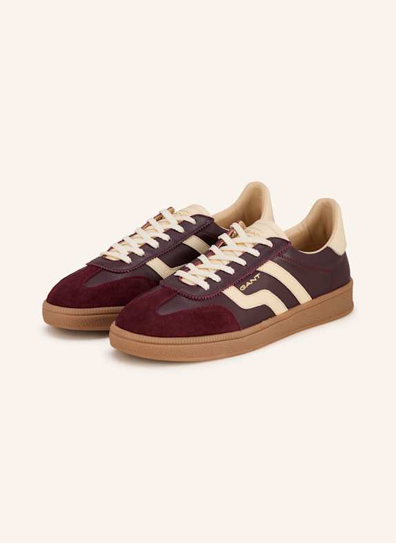 GANT Sneaker CUZIMA DUNKELROT/ ECRU