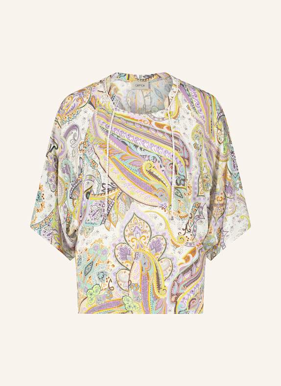 CARTOON Shirt blouse with 3/4 sleeves CREAM/ PURPLE/ LIGHT GREEN