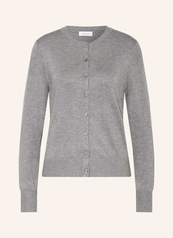 darling harbour Strickjacke SILVER GREY MELANGE