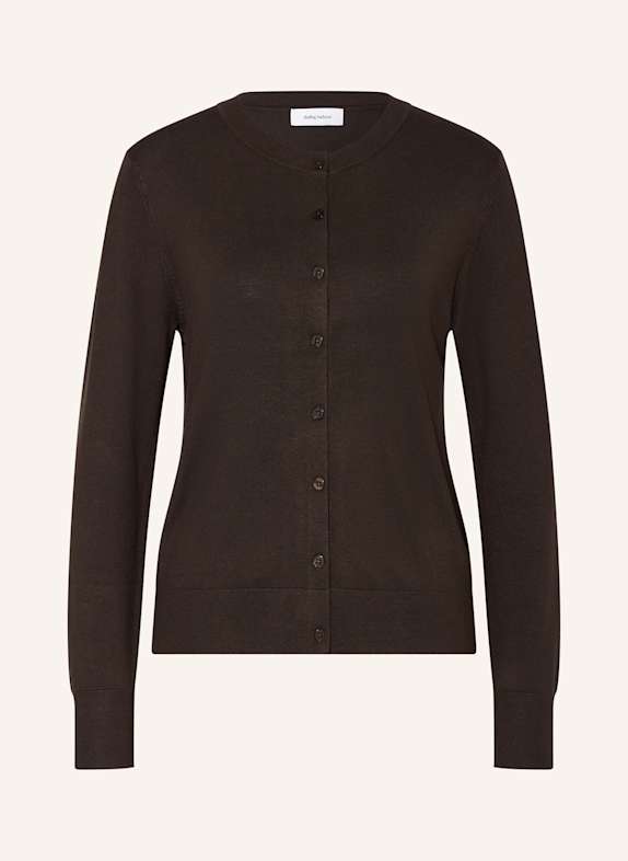 darling harbour Strickjacke DARK BROWN