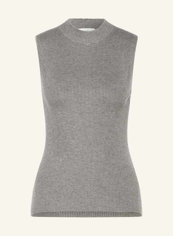 darling harbour Top z dzianiny SILVER GREY MELANGE