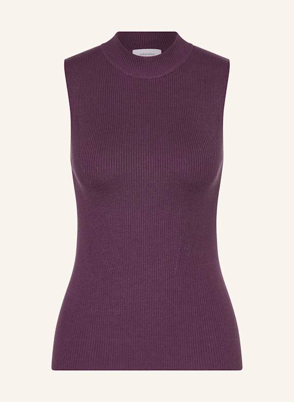 darling harbour Top z dzianiny PLUM