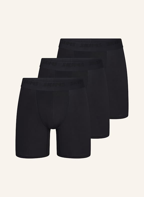 SKIMS 3er-Pack Boxershorts SKIMS STRETCH OBSIDIAN