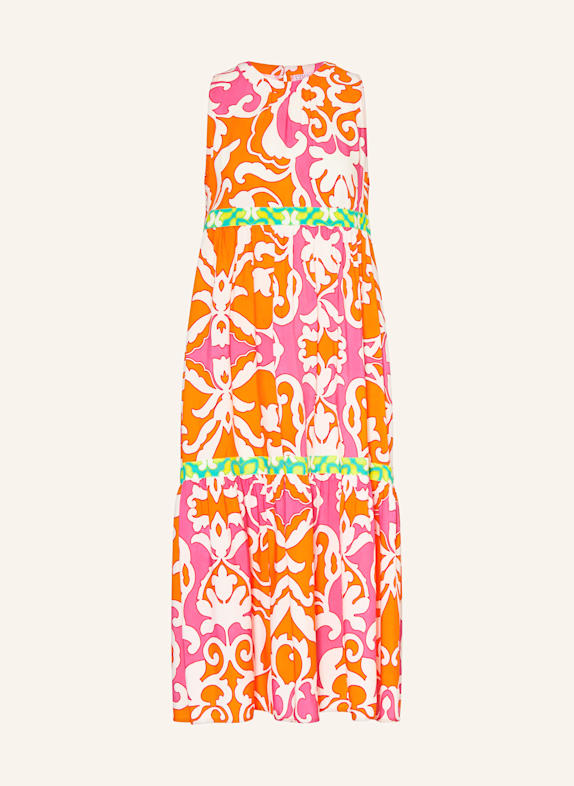 Emily VAN DEN BERGH Kleid ORANGE/ PINK/ WEISS