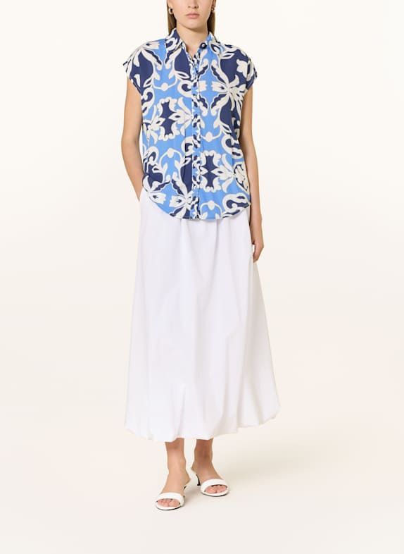 Emily VAN DEN BERGH Shirt blouse DARK BLUE / LIGHT BLUE / WHITE