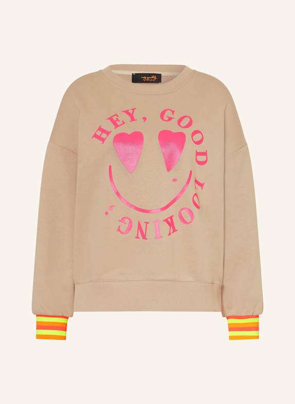 miss goodlife Sweatshirt BEIGE/ PINK