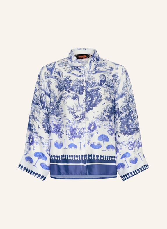 miss goodlife Shirt blouse WHITE/ DARK BLUE