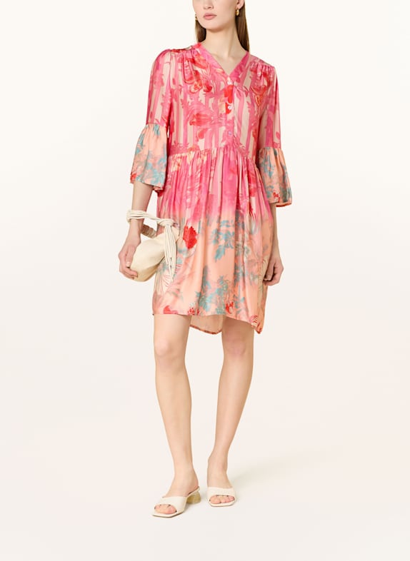 miss goodlife Dress PINK/ CREAM/ TEAL