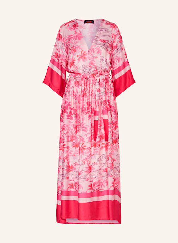 miss goodlife Kleid PINK/ CREME/ BRAUN