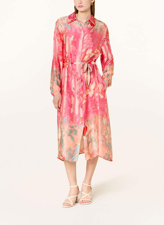 miss goodlife Shirt dress PINK/ CREAM/ TEAL