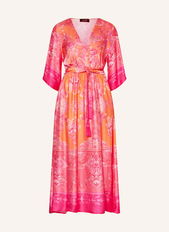 miss goodlife Kleid SUMMER DREAM mit 3/4-Arm PINK/ ORANGE